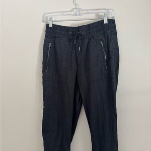 Athleta Black Sweatpants with Elastic Waistband